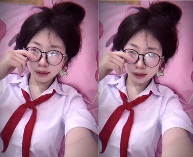 Cewek Kacamata Polos Ditrain Pacarnya